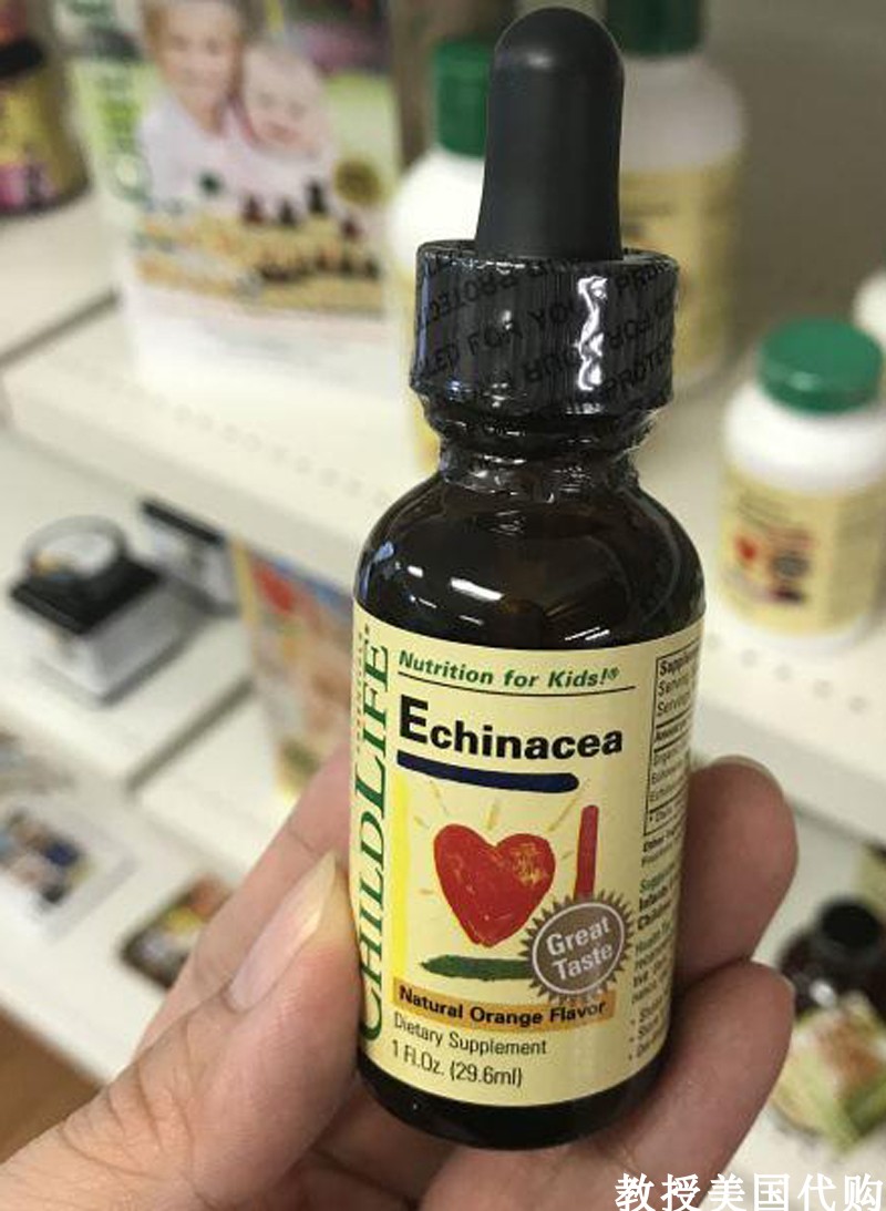 美国代购 童年shi光CHILD婴幼儿宝宝紫雏菊滴剂1oz 现货