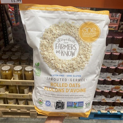 口OneDegree发芽燕麦片代餐谷物