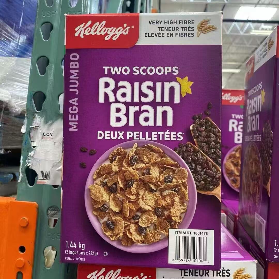 kellogg's家乐氏提子干麦片美式