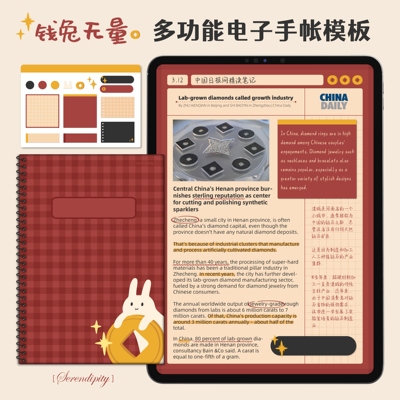 ipad电子手帐goodnotes享做模板康奈尔笔记日程本原创notability