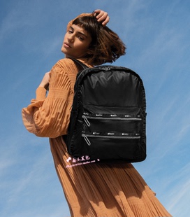 2296 黑色 C074Functional Backpack超轻材质双肩背包