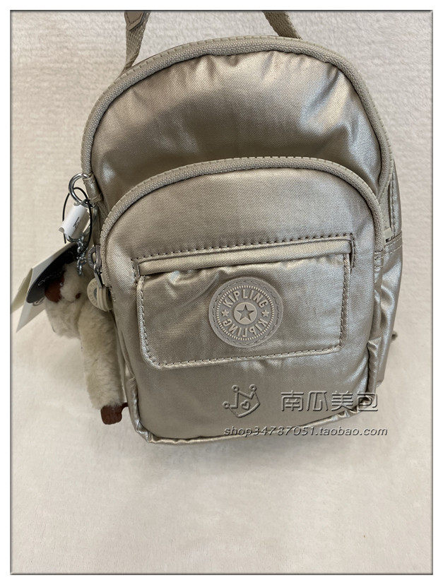 kipling  KI0035/0036/0037单肩双肩手提包女包多用途 浅金色