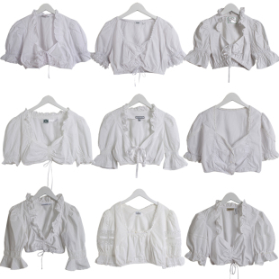 欧美古着vintage复古巴伐利亚内搭上衣孤品尖货奥地利纯棉衬衫