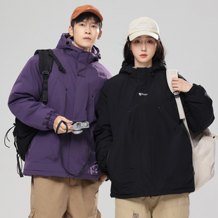 SEGOMON/森格蒙冬季新款工装棉服连帽防风百搭休闲保暖棉衣