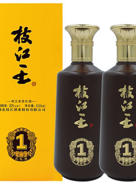 枝江王真年份浓香白酒500ml*2