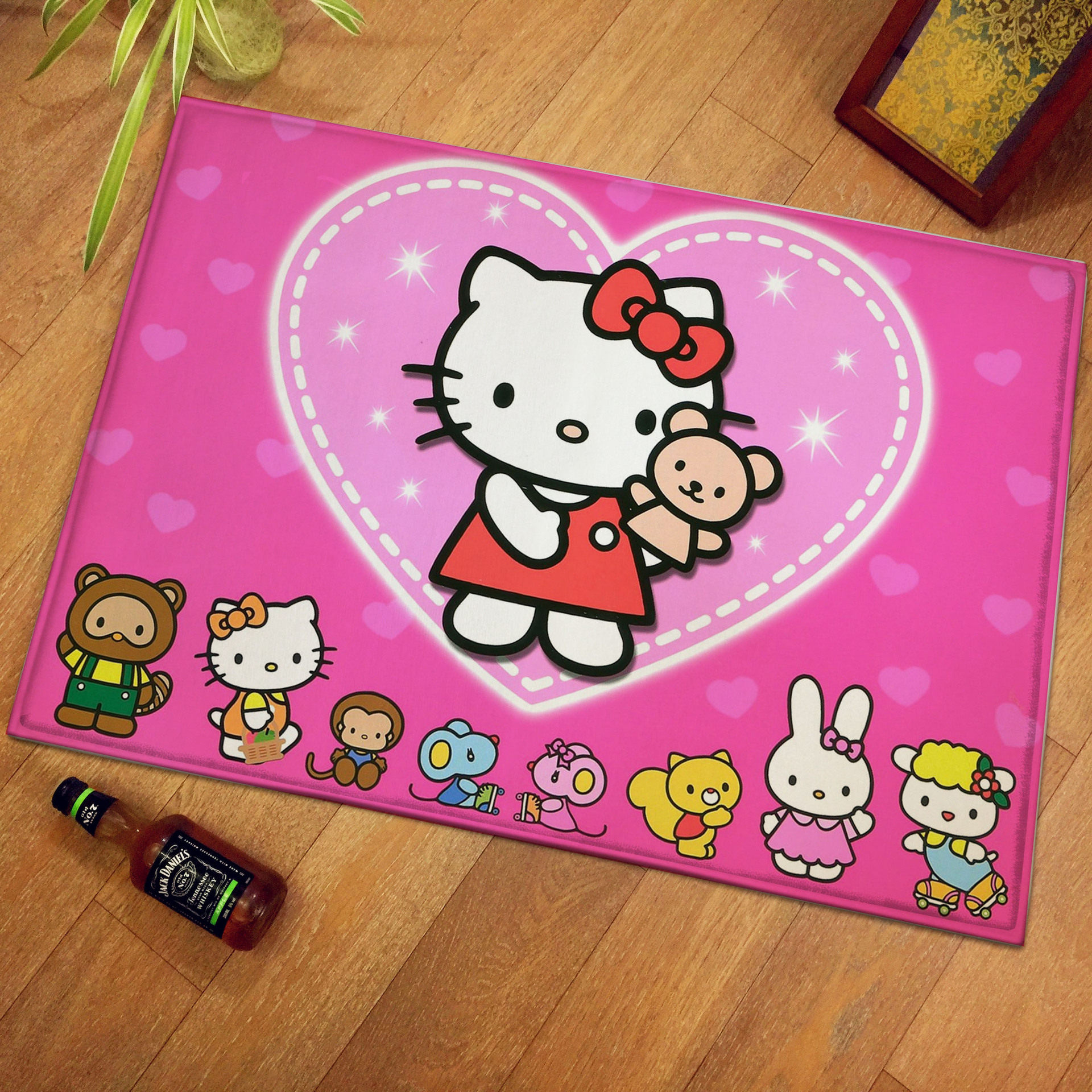 可爱卡通hello儿童kitty地垫kt凯蒂猫加厚小地毯免洗网红汽车进门在类目 居家布艺, 地垫中 - 来自Buy2taobao.com提供专业的淘宝代购服务