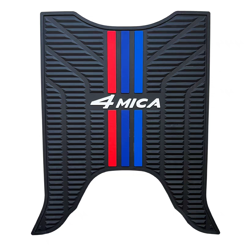 适用三阳小蚂蚁4MICA摩托车专用脚踏垫155cc乳胶地垫防水防滑脚垫