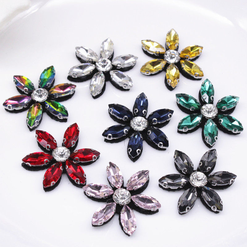 马眼水钻花手工亮片钉珠花衣服毛衣鞋帽子装饰品辅料diy配件春秋