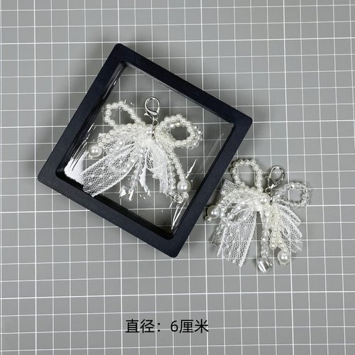 韩国流行鞋扣珍珠花边龙虾扣鞋花