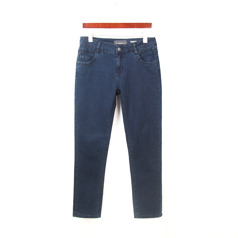 2024新款小直筒牛仔裤女