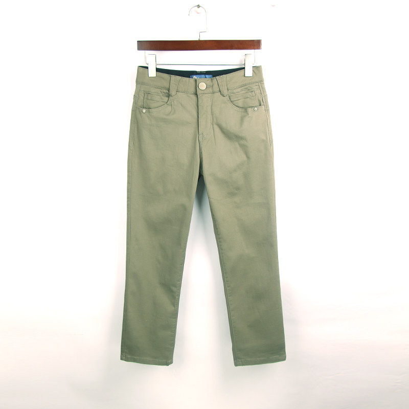 秋季新款糖果色休闲牛仔裤女