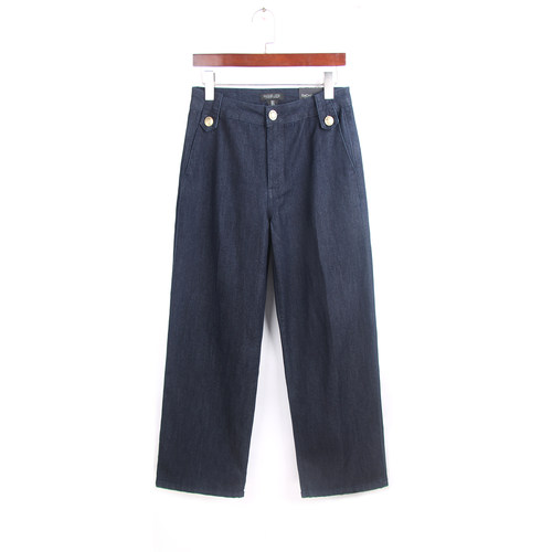 阔腿牛仔裤女2026年春季新款