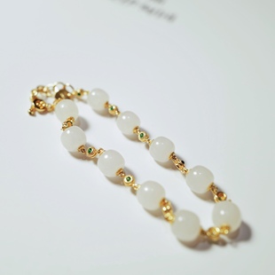 杏云|天然和田玉手链|华裔千金系列|原创设计