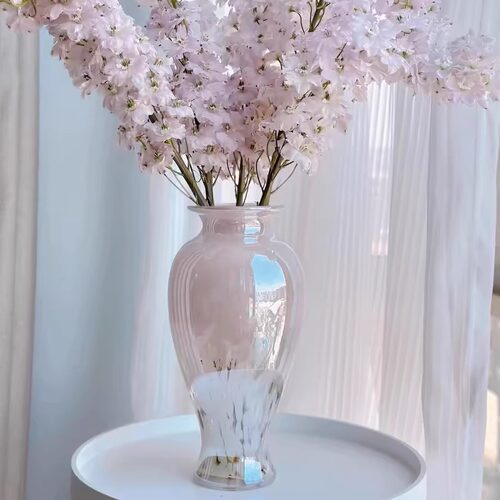 现代风琉璃中国桌面台面花瓶花器