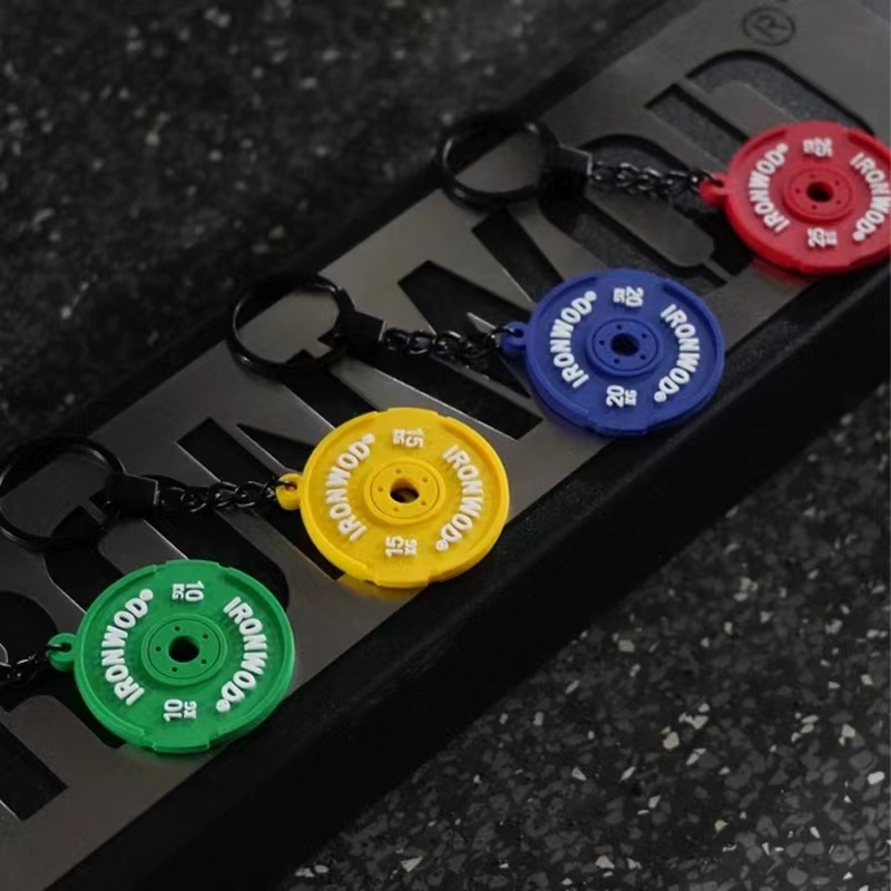 IRONWOD健身挂饰橡胶钥匙扣