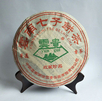 云南普洱茶 陈年干仓 2006年澜沧云贵 景迈古树纯料珍藏青饼 生茶
