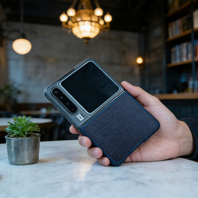 PuraX复古小众牛仔布手机壳