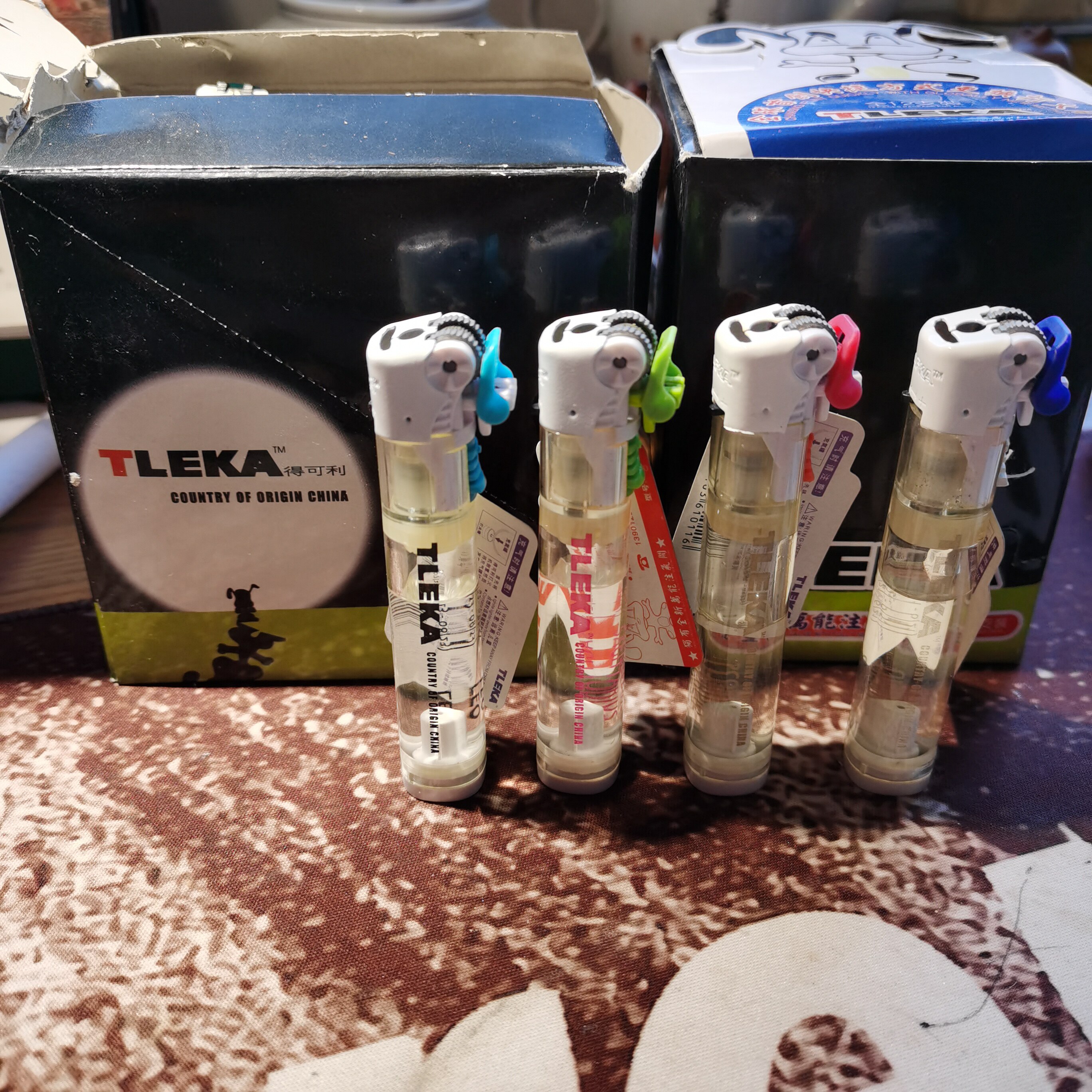 潮牌满59包邮 TLEKA得可利12星座纪念版打火机可充气 防爆打火机