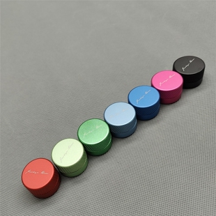 TAOM塔悟姆巧克粉铝合金盒圆形COCO J巧克盒皮头锉磁吸枪粉巧克套