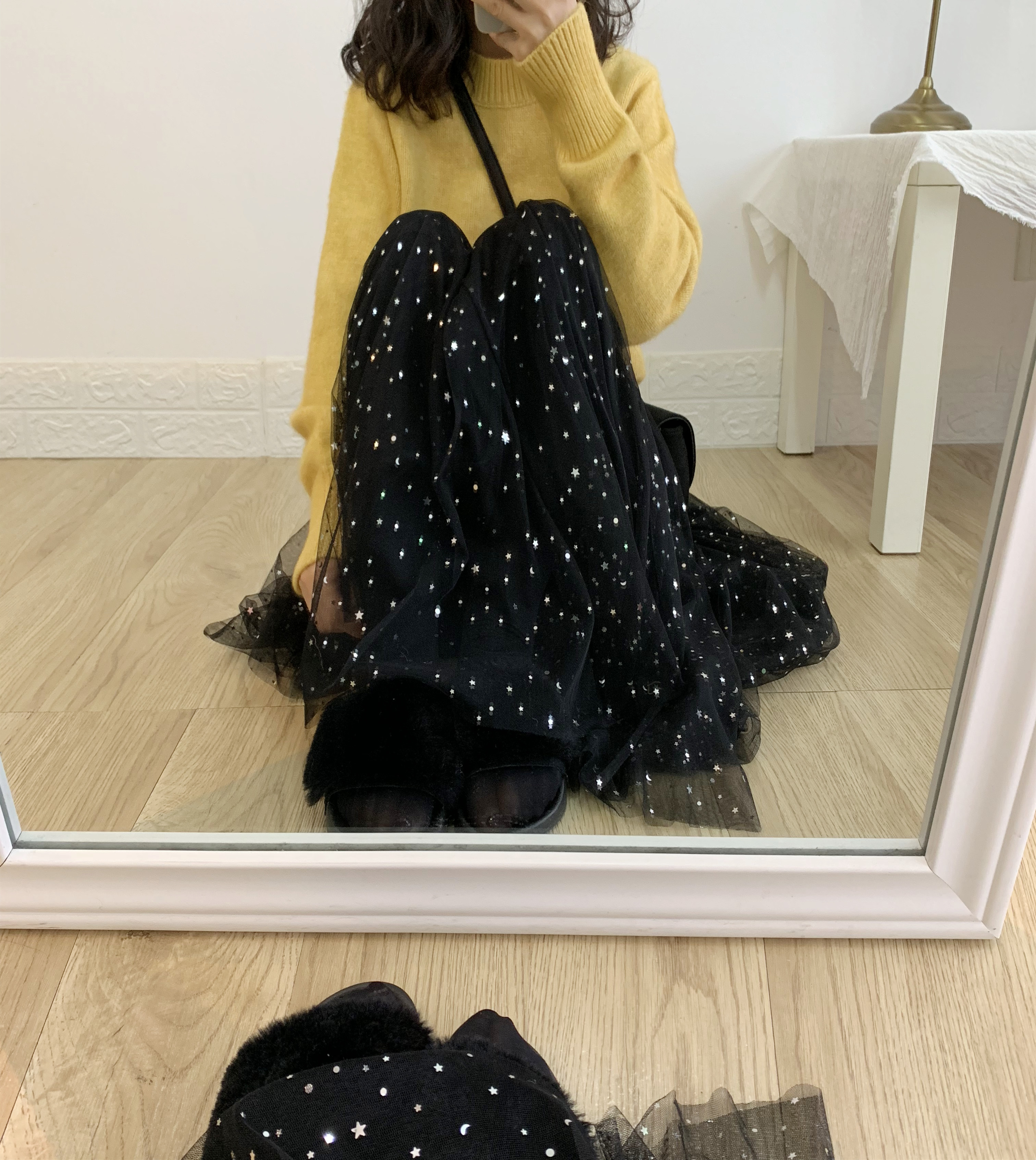 Hello MLZ Çﶬ±ØÈë 2ÖÖ´©·¨µÄblingblingÎå½ÇÐÇÖг¤ÅîÅî°ëÉíȹ×Ó