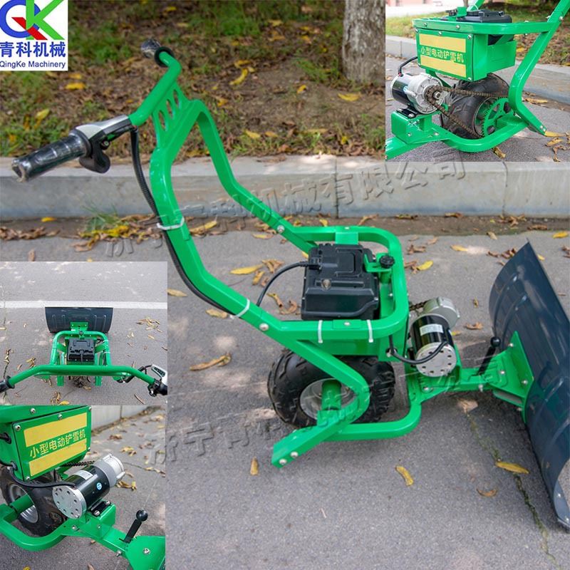 电动推雪铲 粮食摊铺晾晒铲推车 建筑工地灰土堆积铲送车