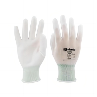 安丹达 尼龙PU掌浸手套 10326 白色 厚款 ANDANDA
