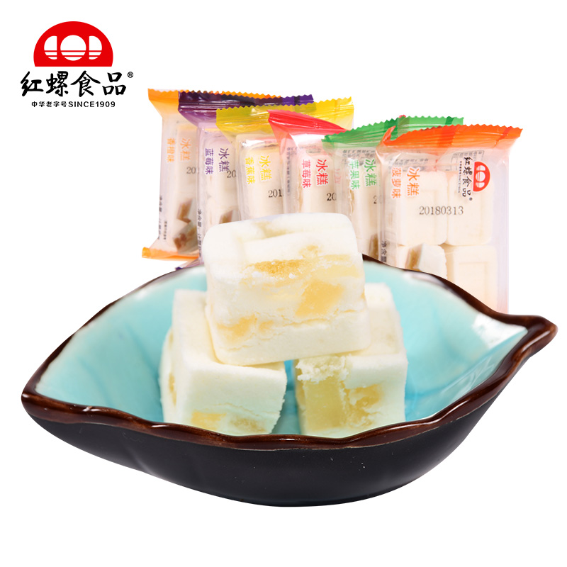冰糕北京特产糕点水果味传统小吃糯米糕清凉糕500g红螺食品零食