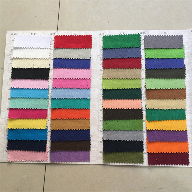 12安涤棉染色帆布现货供应 10s 2*2染色箱包鞋材帆布现货厂家直销