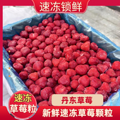 包邮 速冻草莓颗粒 冷冻新鲜草莓 草莓罐头原料 丹东草莓 草莓颗粒