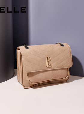 正品 BELLE/百丽箱包 商场新款小香风菱格时尚单肩/斜挎包X4570DN