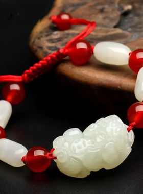 貔貅手链红绳款黑绳款手串男女通用款手链礼物饰品