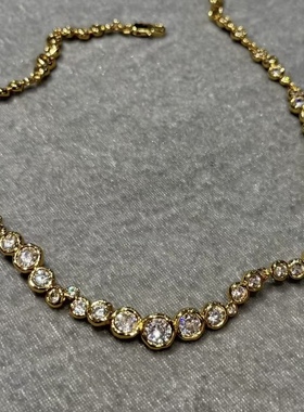 黄铜镀真金高级感复古项链 实物很漂亮！