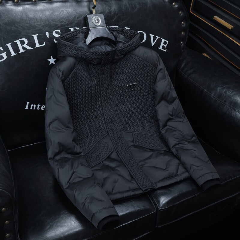 男大码连帽羽绒服冬季90白鸭绒保暖男羽绒服外套