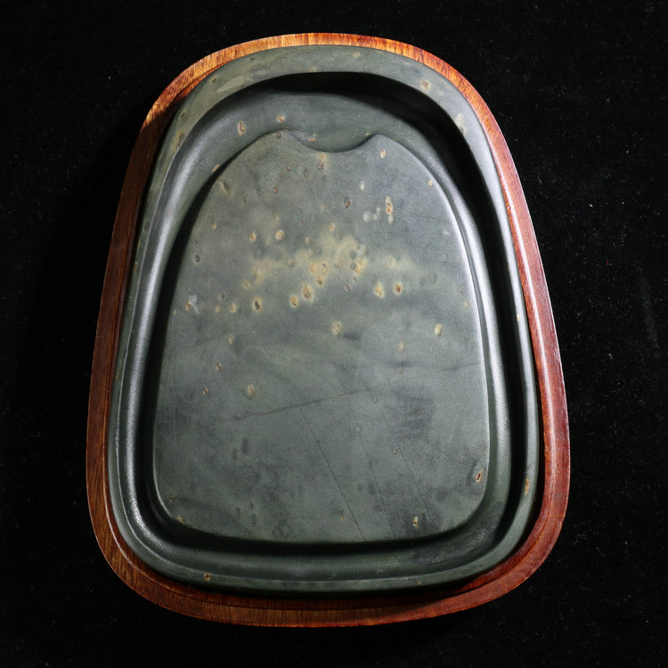 四大名坑金星坑至简实用纯手工原石老坑歙砚文房徽墨宣纸湖笔包邮