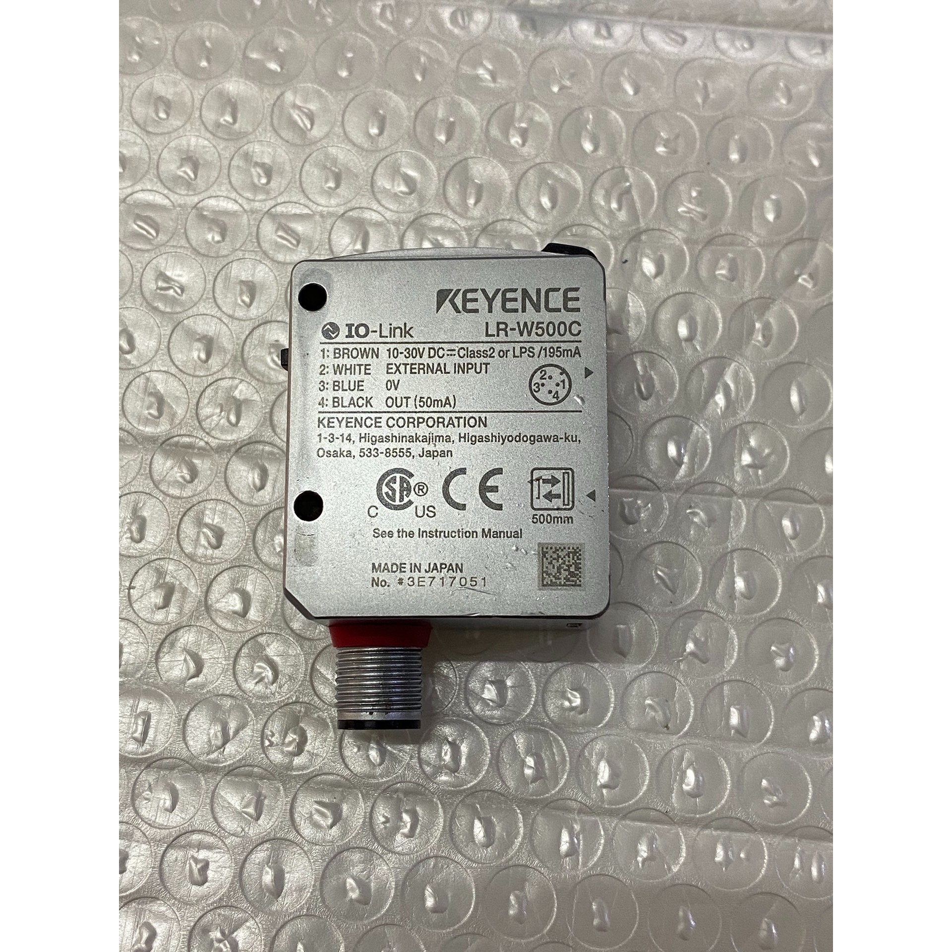 LRW500C 基恩士色辩传感器 一个如图 成色一般 备件/咨询