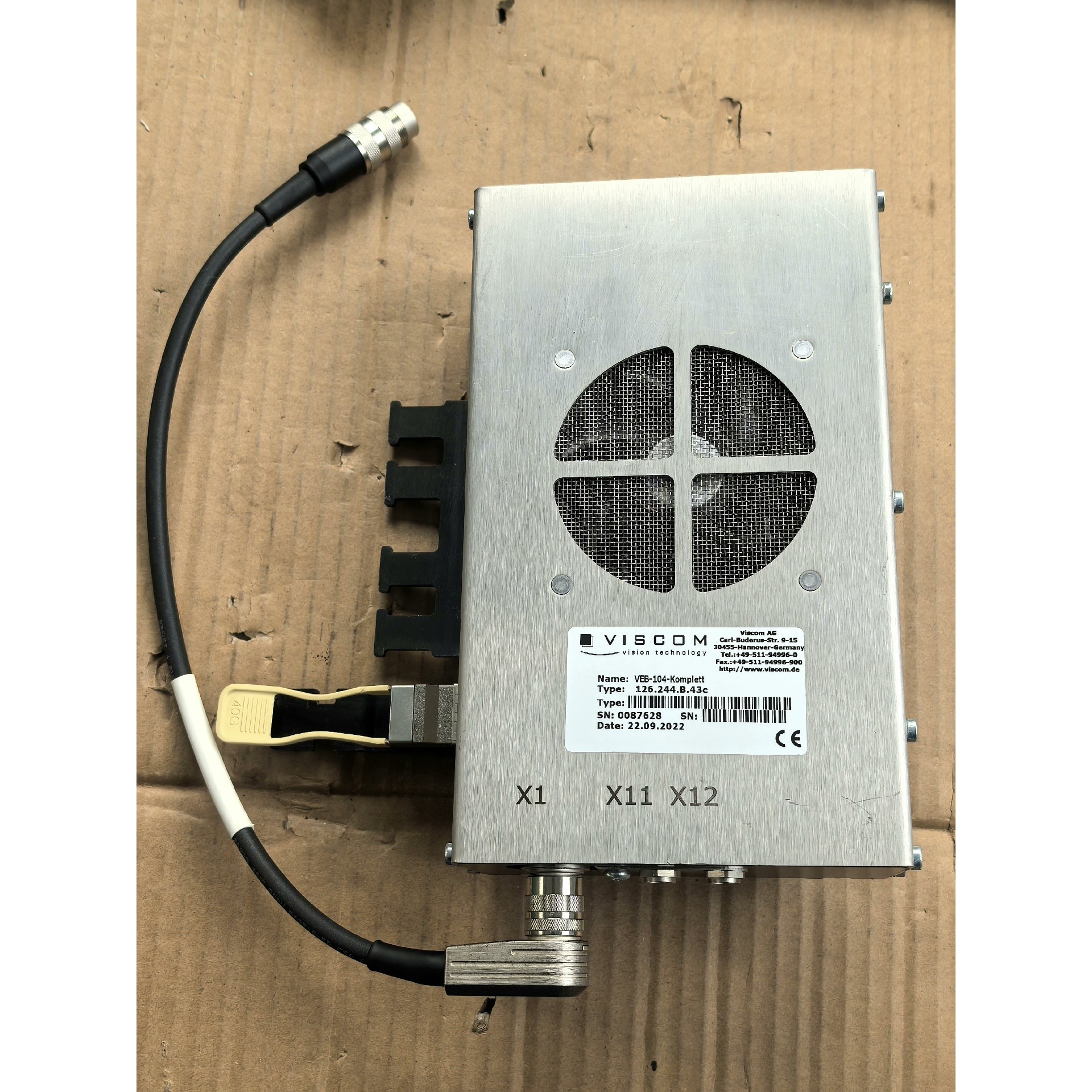 VISCOM VEB-104K-COMPLETE 1262 备件/咨询
