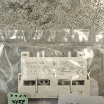 施耐德全新GVAE11电动机辅助触点模块，捷克共和国原装 备件/咨询