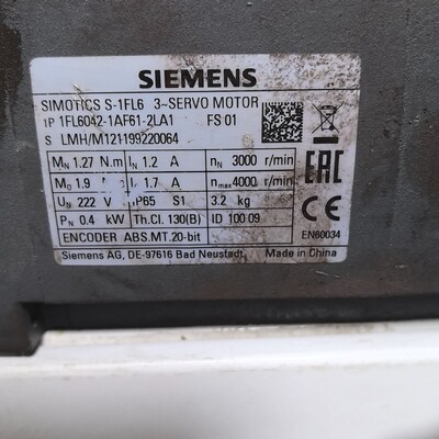 1FL6042-1AF61-2LA1电机400W  备件/咨询