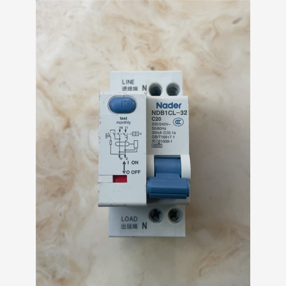 良信漏电保护器1P+N漏保 NDB1CL-32 二手拆机 成 备件/咨询