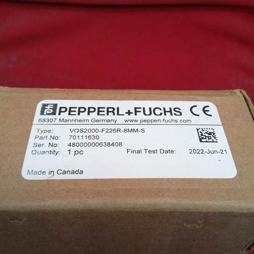 全新原装正品倍加福传感器VOS2000-F226 备件/咨询