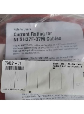 NI SH37F-37M-1 778621-01 原装正品全 备件/咨询