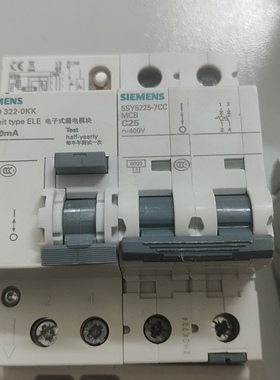 西门子2p漏电保护器开关5SM9 322-0KK 2P C2 备件/咨询