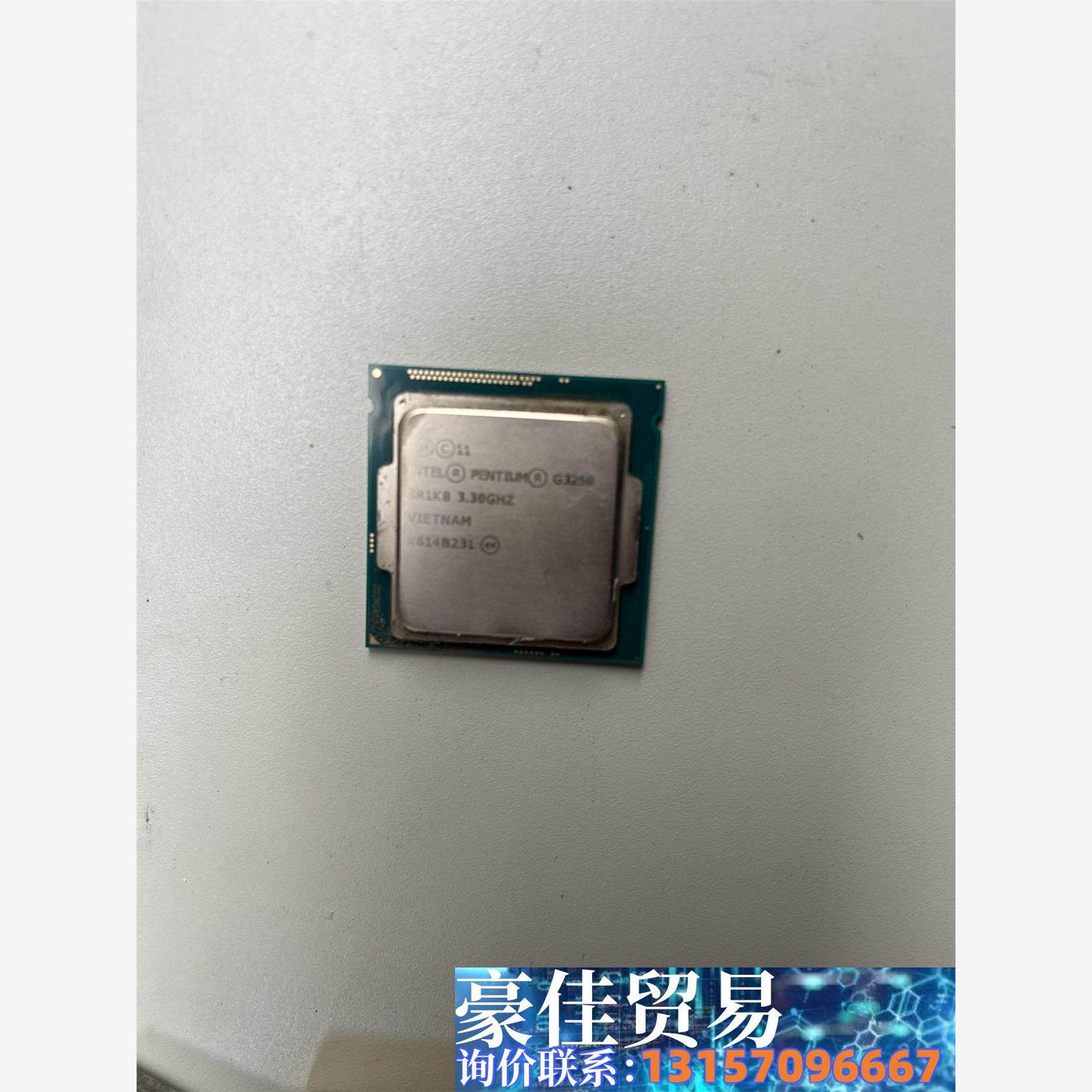 英特尔奔腾g3260cpu,双核,主频3.3.一切正常,无暗 咨询下单