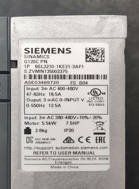 G120C PN变频器型号:6SL3210 备件/咨询