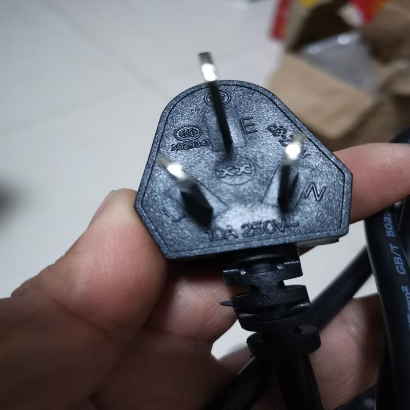 原装品形电源线 10A 250V 3C认证 3X 备件/咨询