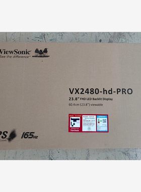 优派显示器，全新未拆封，型号VX2480-hd-pro，屏幕 备件/咨询