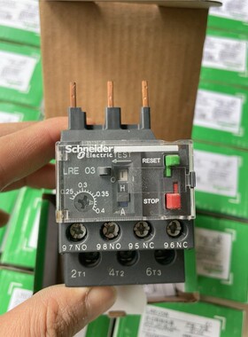 备件 装机未通电施耐德热过载继电器 LRE03N LRE04N 因