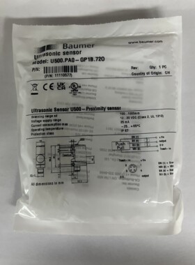 全新Baumer宝盟UR18DA02-IAMJ9SF超 备件/咨询