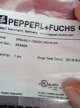 全新原装正品倍加福传感器3RG4211-7AG3 备件/咨询