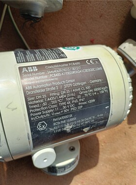 ABB流量计，CoriolisMaster FCB450，  备件/咨询